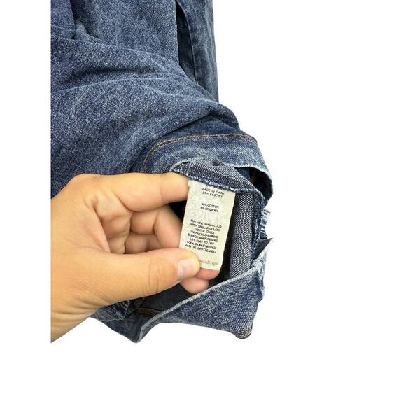 Soft Surroundings Womens XL Petite En Pointe Denim V Neck Stretch Tunic Tops - Picture 4 of 9